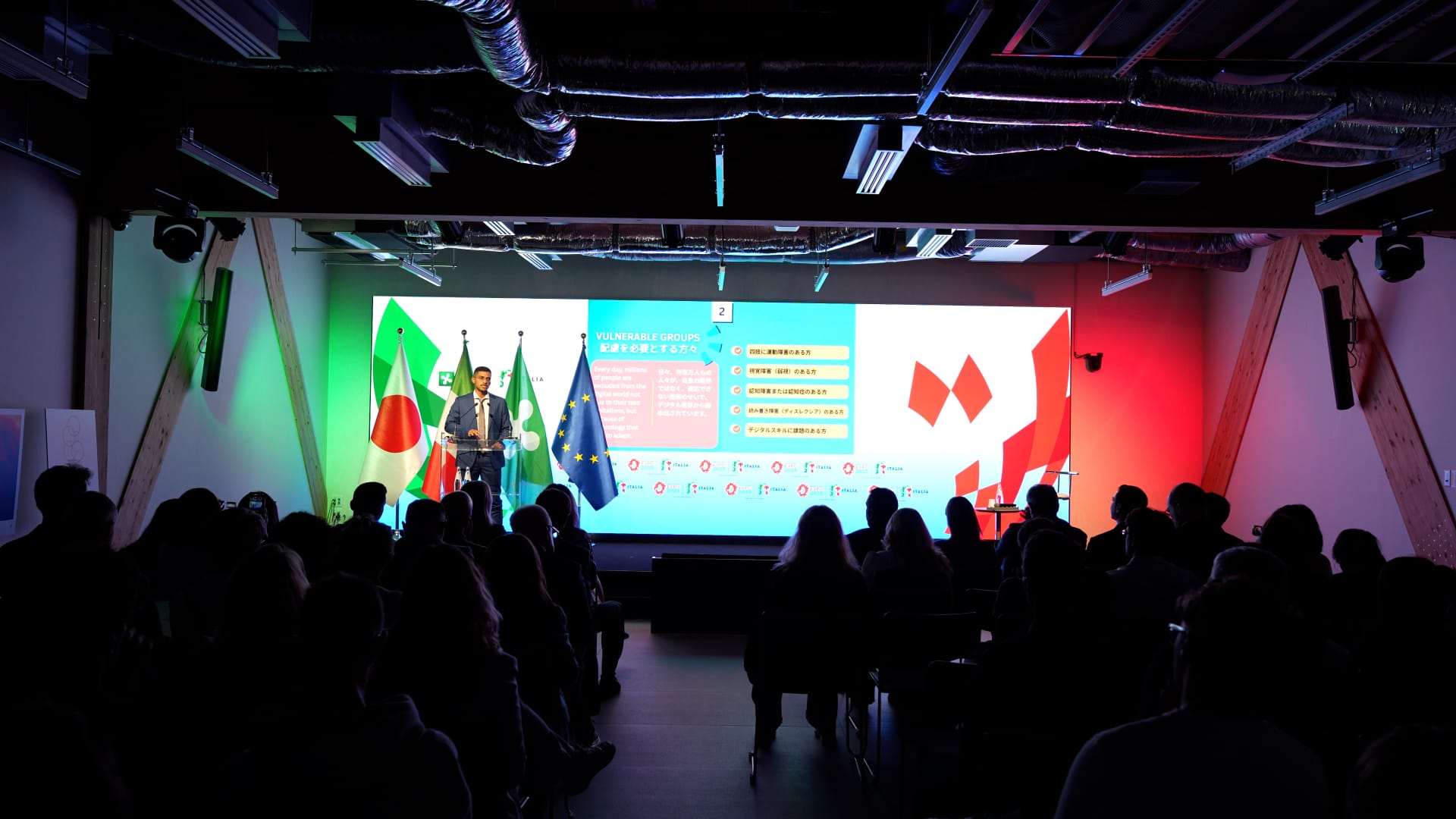 Adelmo Bettoni alla cerimonia di Expo Osaka 2025